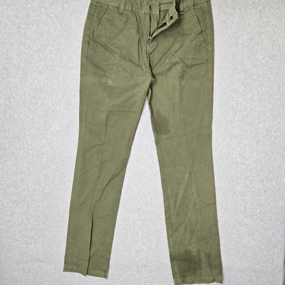 Rag & Bone Women Pants 28 Green Chino Twill 28" Inseam READ